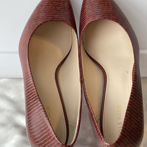 Cole Haan snakeskin heels, size 9 1/2 B, 3” heel - Picture 10 of 10